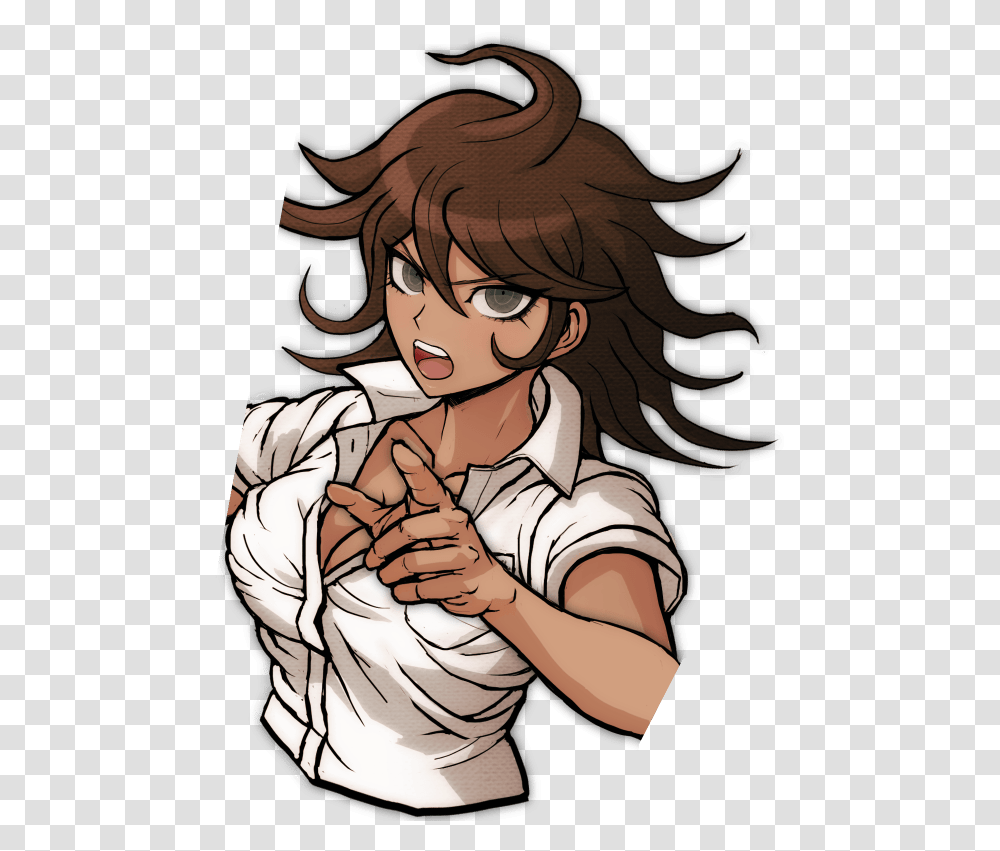 Akane Owari Sprite Brown Skin Brown Anime Girl, Person, Human, Comics, Book Transparent Png