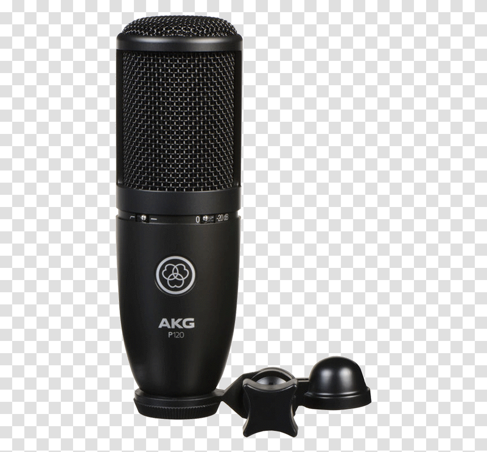 Akg P120 Studio Condenser Microphone Akg, Electrical Device, Shaker, Bottle Transparent Png