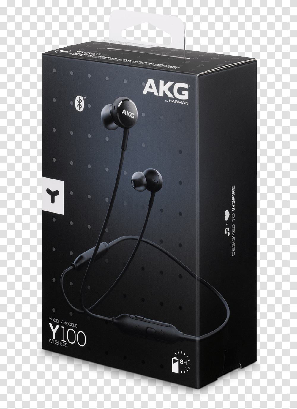 Akg Y100 Wireless In Ear Headphones Sprint Produ Akg Y100 Wireless Headphones, Electronics, Adapter, Headset, Mobile Phone Transparent Png