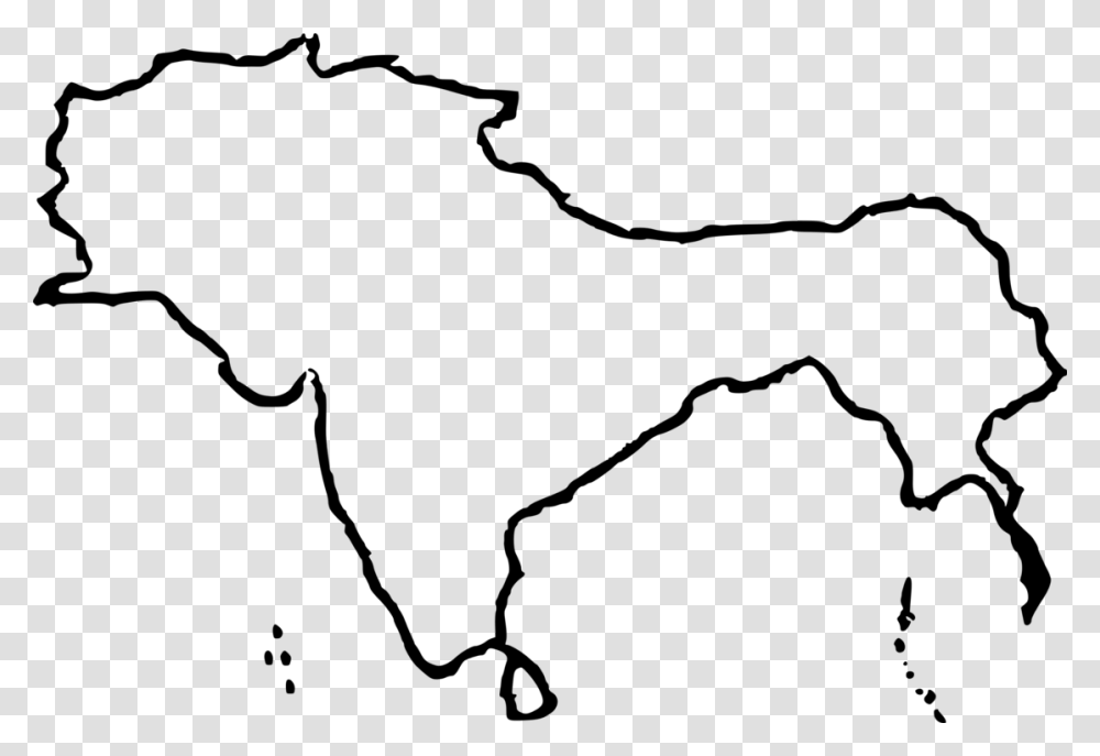 Akhand Bharat Map India Byte Army, Gray, World Of Warcraft Transparent Png