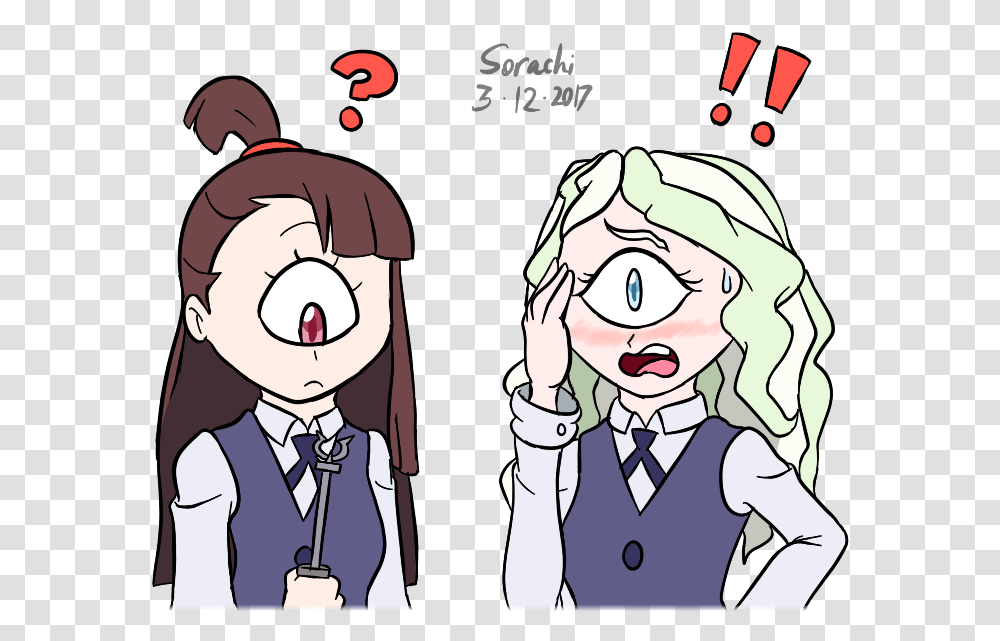 Akko Of Little Witch Academia Fame Goofed On Another Cyclops Tf, Comics, Book, Person, Manga Transparent Png