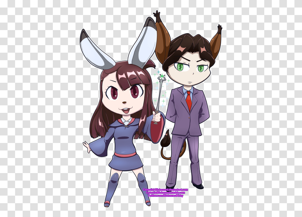 Akkoxandrew Hashtag Akko X Andrew From Little Witch, Person, Comics, Book, Mammal Transparent Png