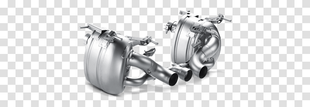 Akrapovic Slip On Line Titanium Exhaust For Ferrari 458 Exhaust System, Sink Faucet, Machine, Electronics, Headphones Transparent Png