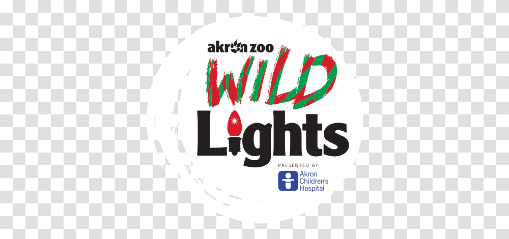 Akron Zoo Wild Lights Event Join Us This Holiday Season Akron Zoo Wild Lights, Logo, Symbol, Trademark, Label Transparent Png