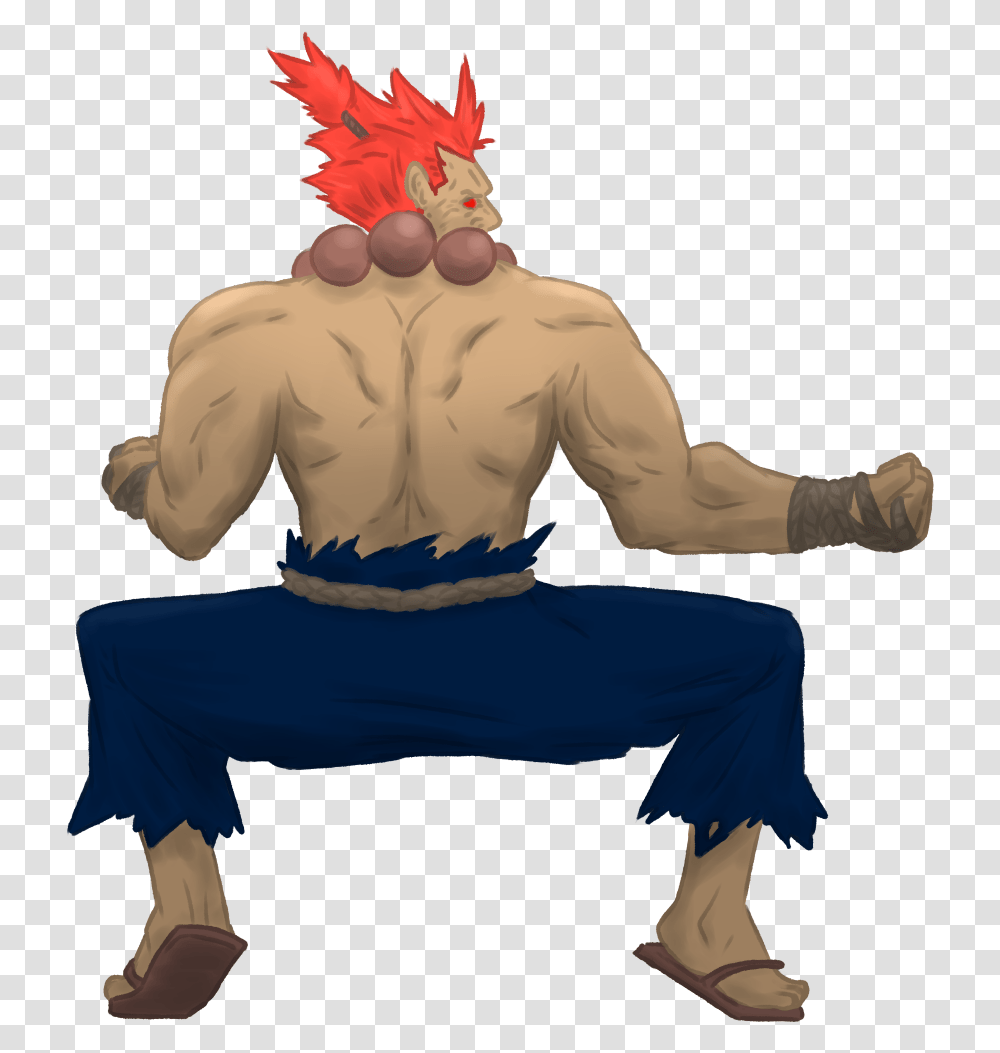 Akuma No Hot Fiyah Illustration, Back, Person, Poultry, Fowl Transparent Png