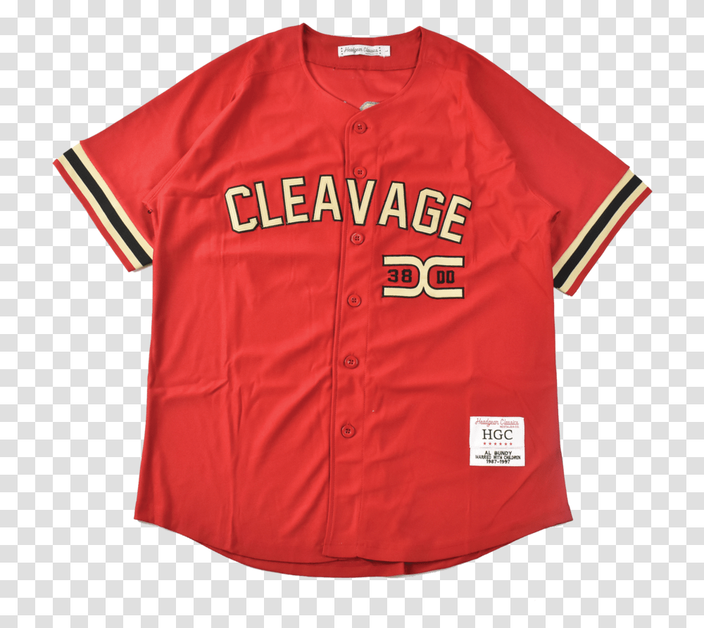 Al Bundy Cleavage Button Down Baseball Active Shirt, Clothing, Apparel, Jersey Transparent Png