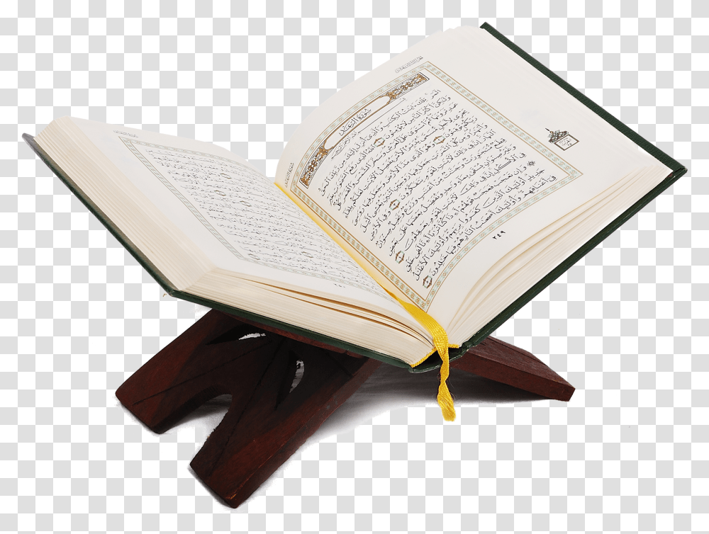 Al Quran, Book, Page, Novel Transparent Png