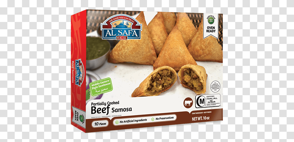 Al Safa Lamb Samosa, Food, Burrito, Bread, Taco Transparent Png