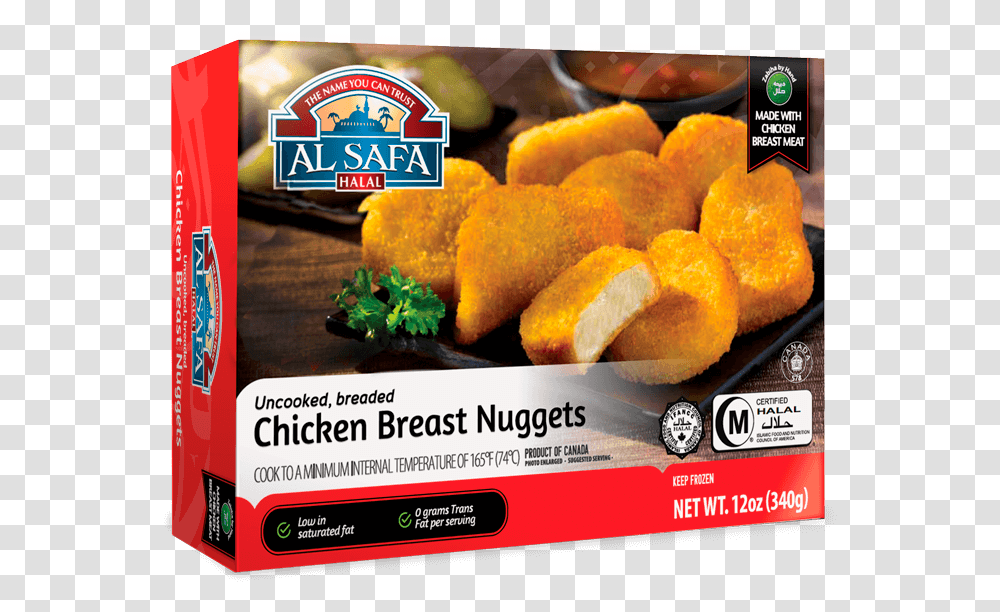 Al Safa, Nuggets, Fried Chicken, Food, Advertisement Transparent Png