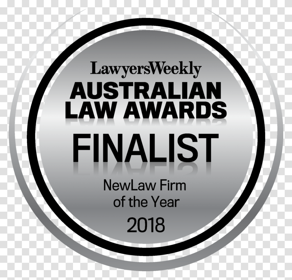 Ala 2018 Newlaw Firm Lawyers Weekly, Label, Advertisement, Poster Transparent Png