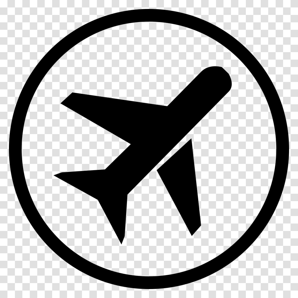 Ala Aircraft Comments Circle, Star Symbol, Sign Transparent Png