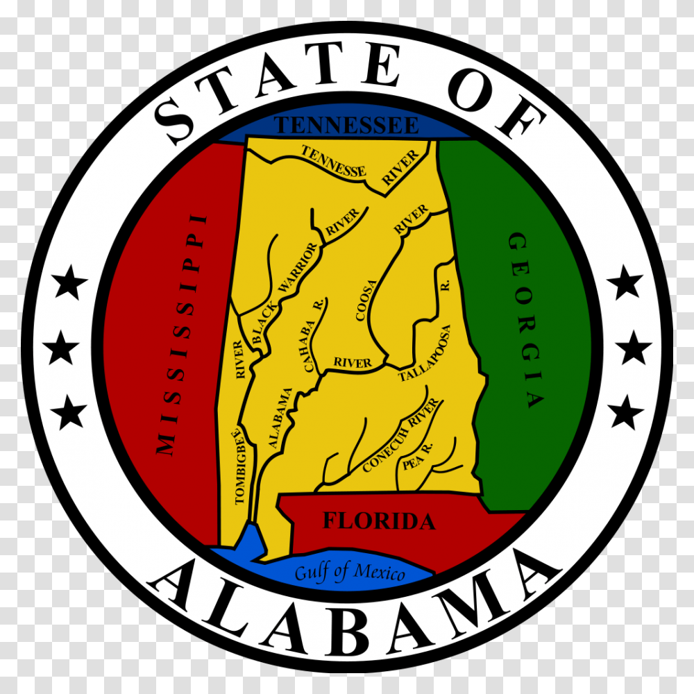 Alabama Cliparts, Logo, Trademark, Badge Transparent Png