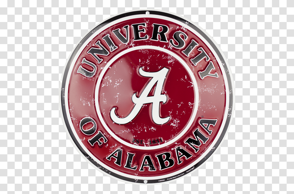Alabama Crimson Tide Circle Sign Alabama Crimson Tide Logo, Trademark, Emblem, Badge Transparent Png