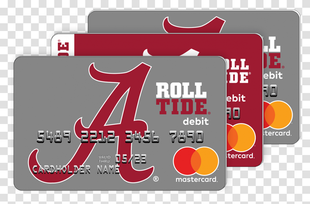 Alabama Crimson Tide Fancard Prepaid Mastercard Group Graphic Design, Label, Credit Card, Poster Transparent Png