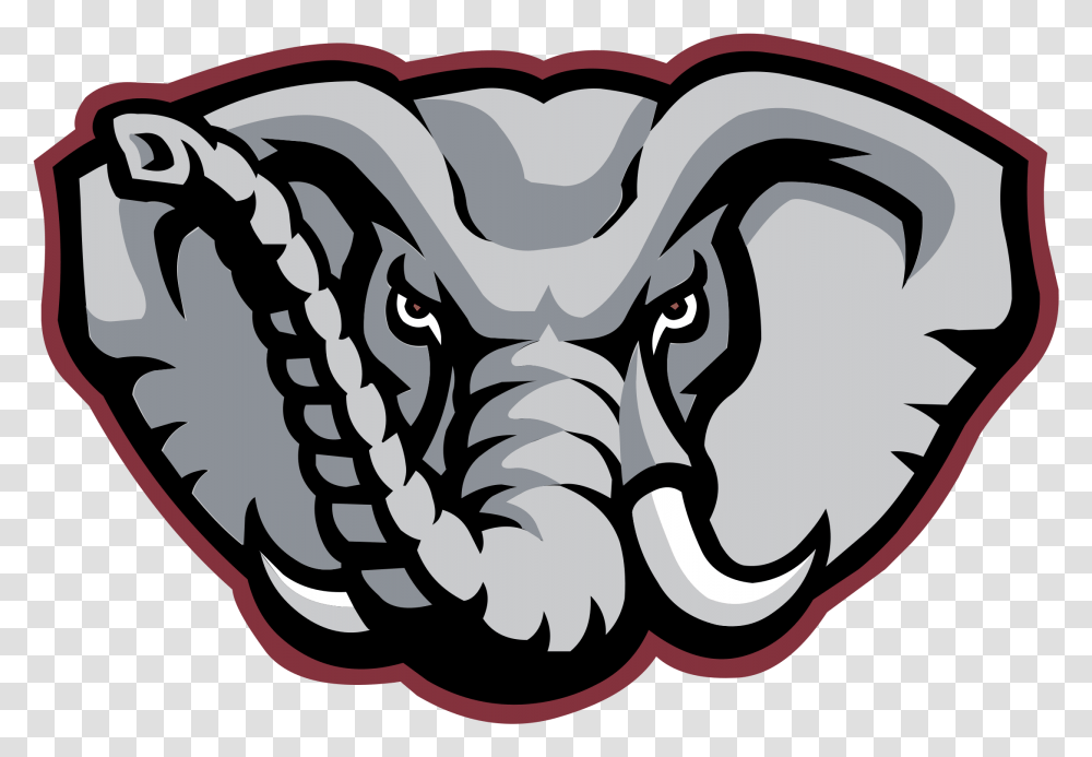 Alabama Crimson Tide Logo Alabama Crimson Tide Elephant, Hand, Statue, Sculpture, Animal Transparent Png