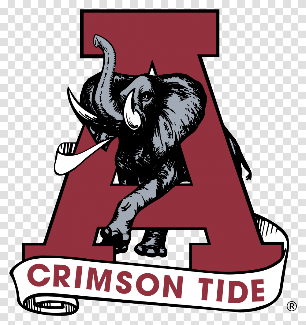 Alabama Crimson Tide Logo Old Alabama Football Logo, Advertisement, Poster, Flyer, Paper Transparent Png