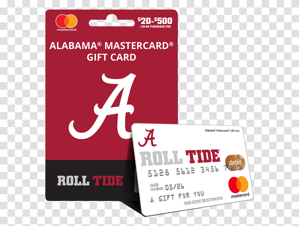 Alabama Crimson Tide, Paper, Business Card, Credit Card Transparent Png