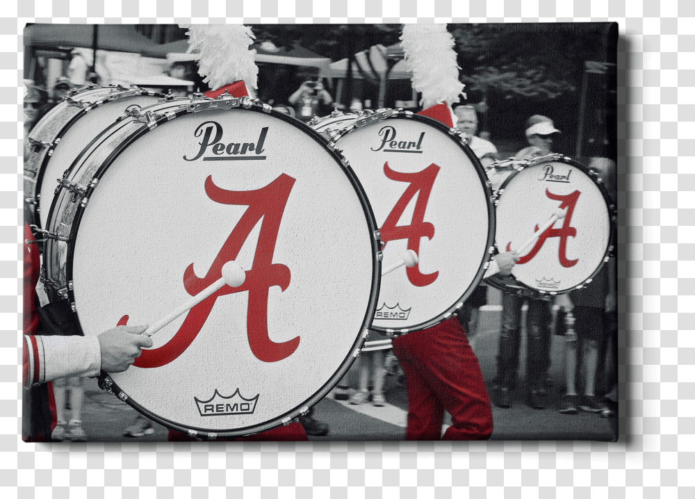 Alabama Crimson Tide Traffic Sign, Musician, Person, Musical Instrument, Drum Transparent Png