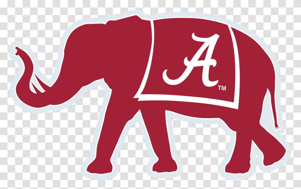Alabama Elephant Decal Alabama Elephant Logo, Label, Text, Cow, Mammal Transparent Png