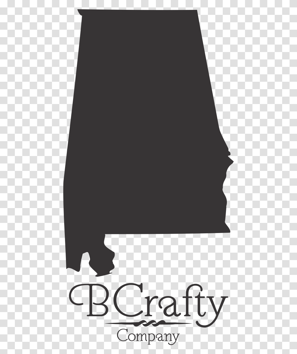 Alabama State Outline, Silhouette, Poster, Apparel Transparent Png