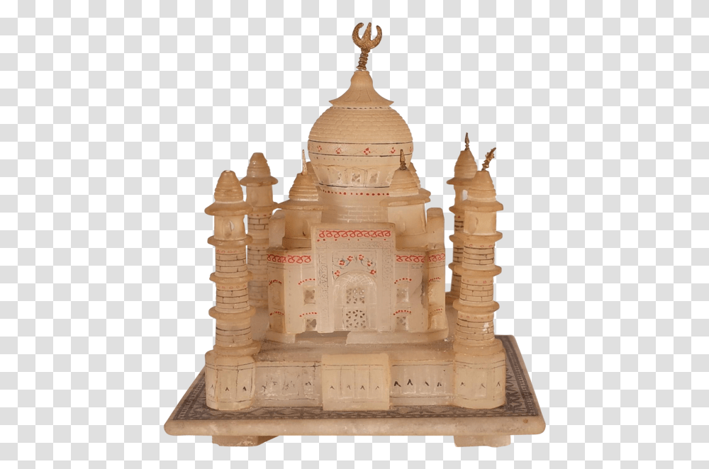 Alabaster Taj Mahal Hindu Temple, Building, Architecture, Wedding Cake, Dessert Transparent Png