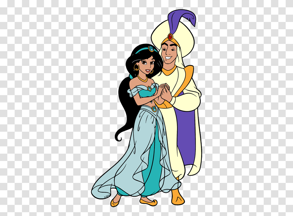 Aladdin And Jasmine Clip Art Images, Person, Female, Hug Transparent Png