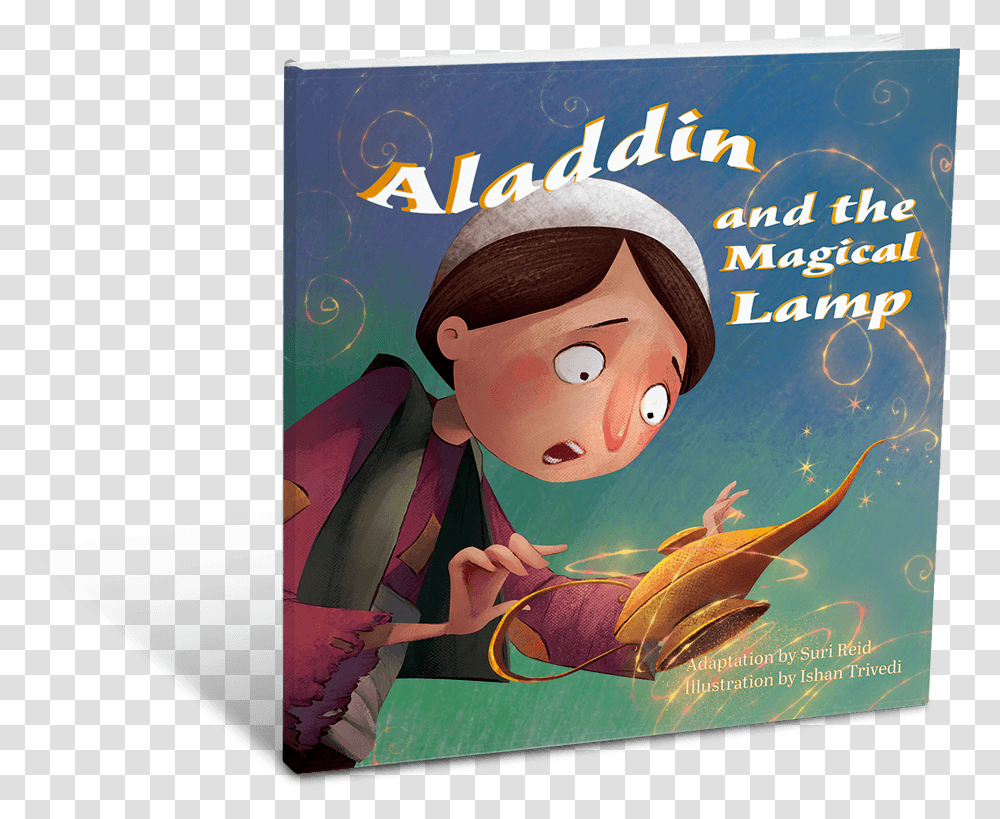 Aladdin Antoine Galland Books, Advertisement, Poster, Person, Novel Transparent Png