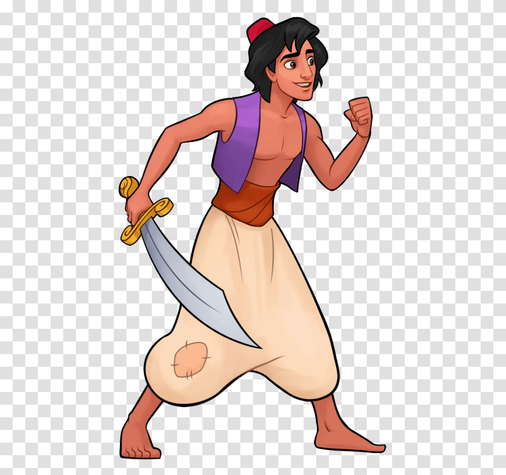 Aladdin Disney Heroes Battle Mode Aladdin, Person, Human, Weapon, Blade Transparent Png
