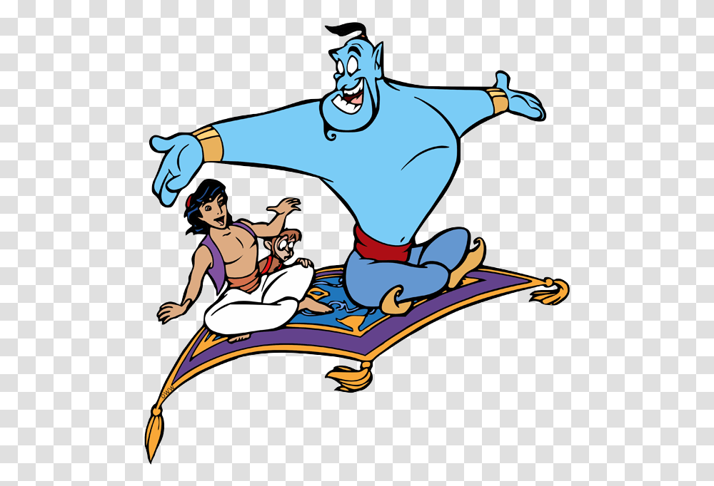 Aladdin Genie Aladdin With Genie Cartoons, Person, Furniture, Drawing, People Transparent Png