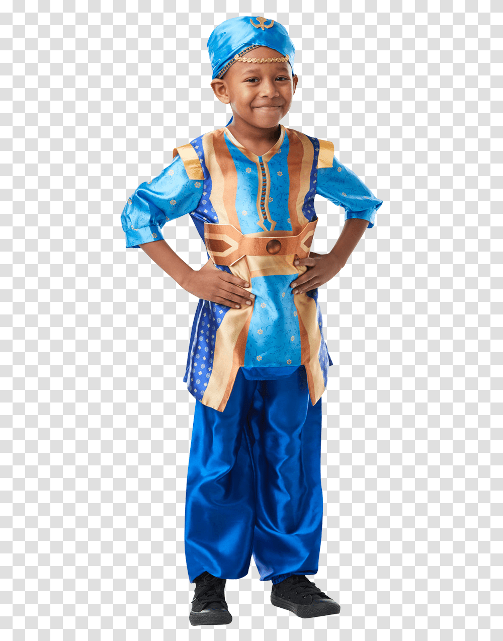 Aladdin Genie Fancy Dress, Costume, Person, Figurine Transparent Png