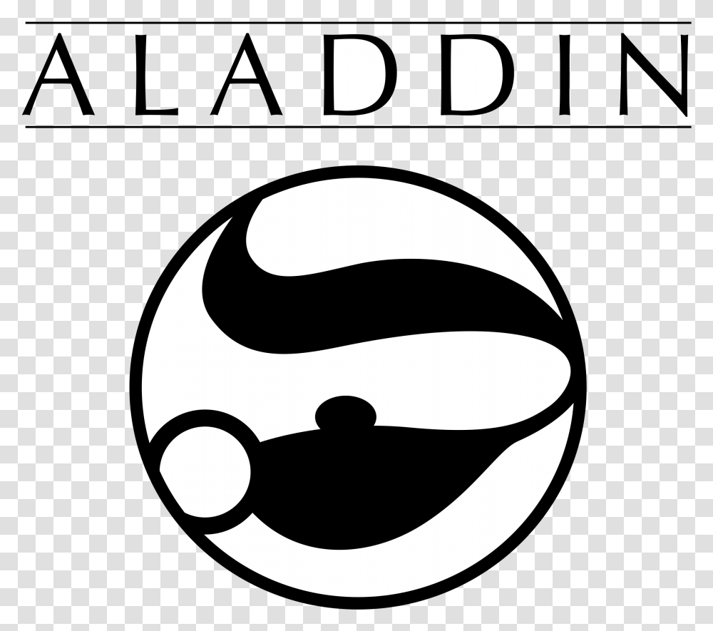 Aladdin Logo Aladdin Logo, Stencil, Symbol, Text, Trademark Transparent Png
