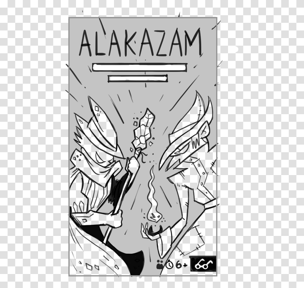 Alakazam Hayden Aube Cartoon, Poster, Advertisement, Book, Silhouette Transparent Png