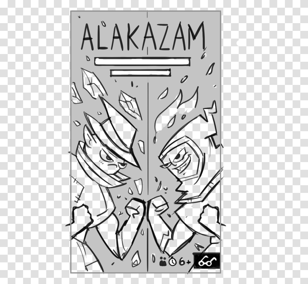 Alakazam Hayden Aube Illustration, Poster, Advertisement, Stencil, Text Transparent Png