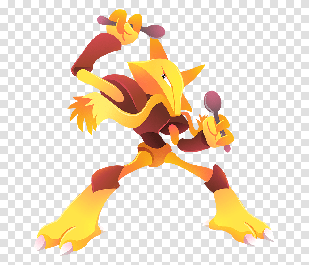 Alakazam, Modern Art, Fire Transparent Png