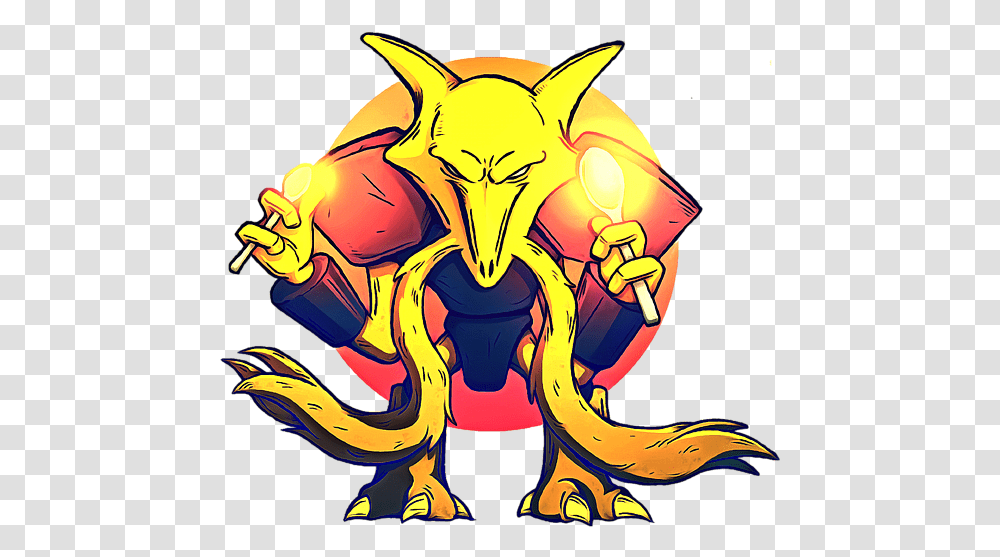 Alakazam Shower Curtain Drawing, Animal, Hand, Statue, Sculpture Transparent Png