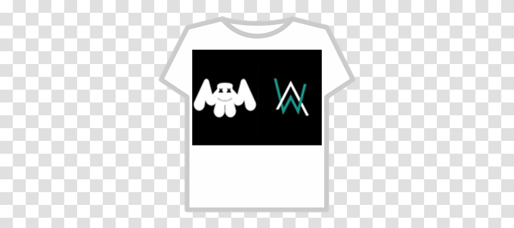 Alan Walker Marshmello T Shirt Roblox Fire, Clothing, Apparel, Hand, T-Shirt Transparent Png