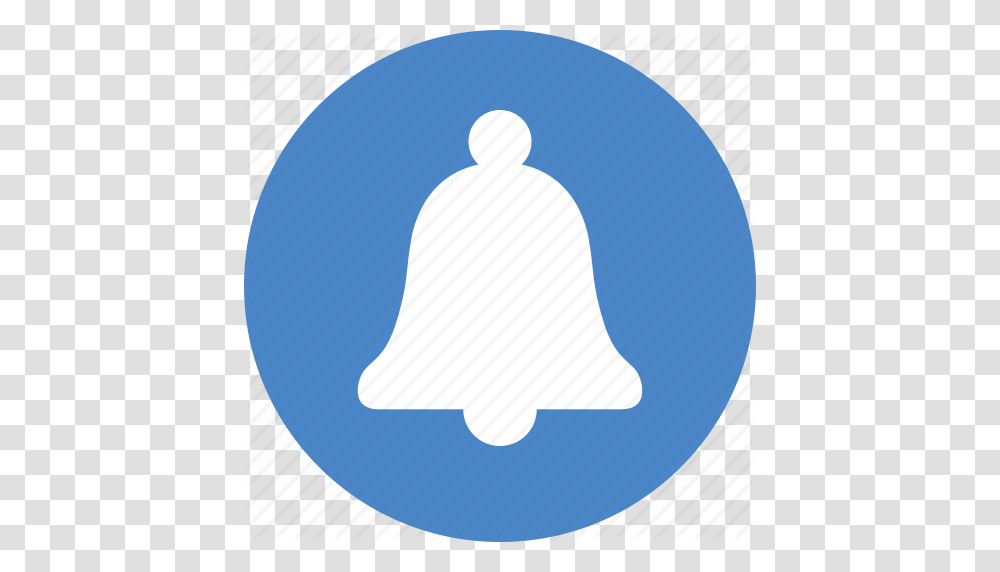 Alarm Alert Attention Bell Blue Circle Notification Icon, Worship, Baseball Cap, Buddha Transparent Png