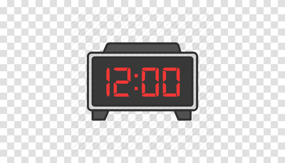 Alarm Clock Clock Digital Clock Midnight Icon Transparent Png