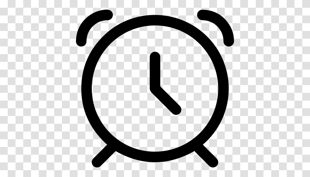 Alarm Clock Clock Timekeeper Icon With And Vector Format, Gray, World Of Warcraft Transparent Png