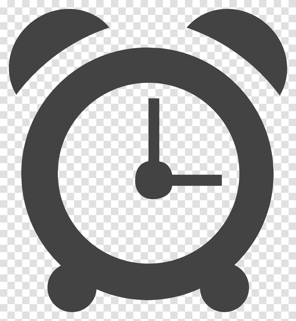 Alarm Clock Glyph Icon Zkcuc2uo Background Clock Clipart, Analog Clock, Gauge Transparent Png