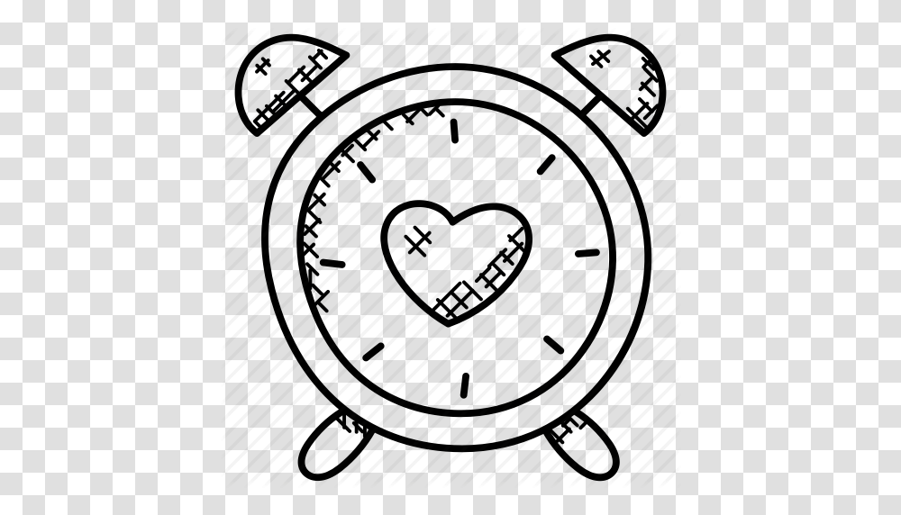 Alarm Clock Lovely Time Romantic Time Time Icon, Spiral, Rotor, Coil, Machine Transparent Png