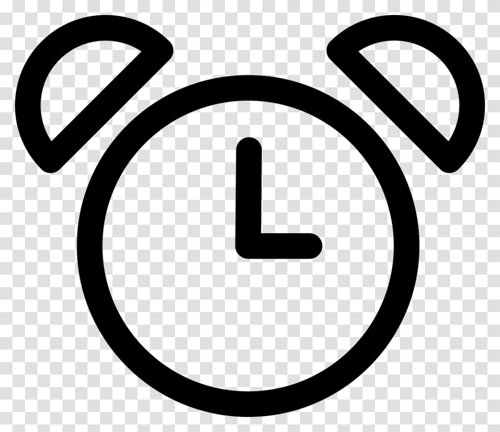 Alarm Clock Of Old Design Icon Free Download, Number, Stencil Transparent Png