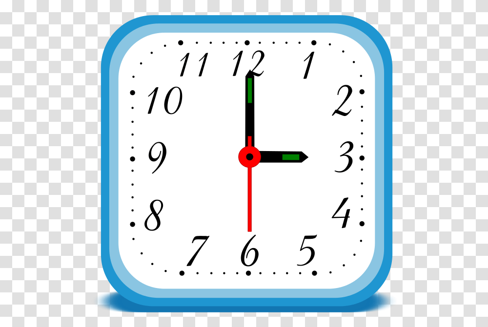 Alarm Clock Square Shaped Objects Clipart, Analog Clock, Wall Clock Transparent Png