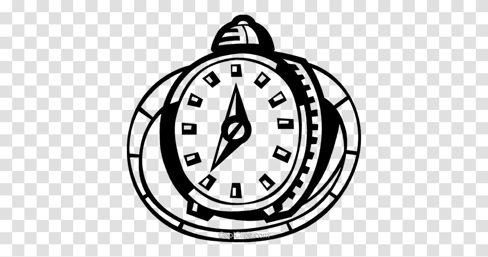 Alarm Clocks Royalty Free Vector Clip Art Illustration, Compass, Clock Tower, Architecture, Building Transparent Png