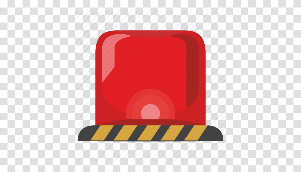 Alarm Custom Police Red Signal Siren Icon, Apparel, Hat Transparent Png