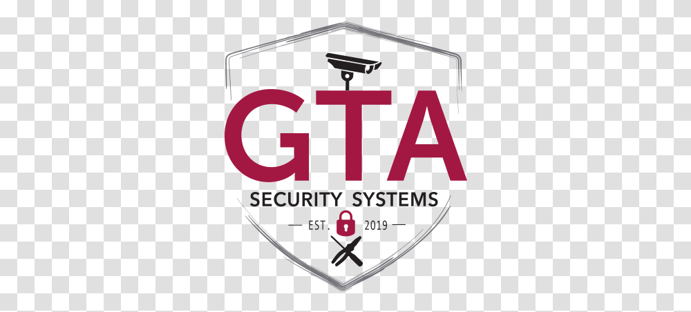 Alarm System Installation Surveillance Camera Gta Sign, Logo, Symbol, Trademark, Text Transparent Png