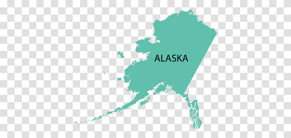 Alaska North America With Usa Highlighted, Map, Diagram, Plot, Atlas Transparent Png