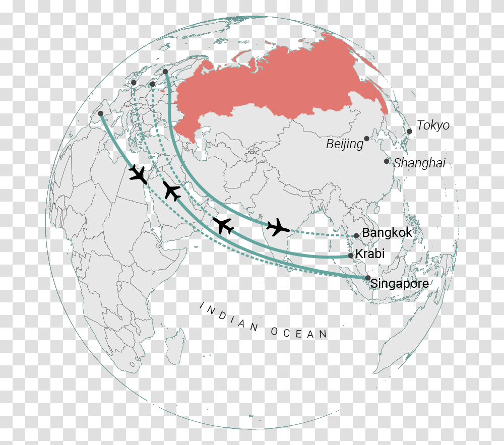 Alaska To Russia Flight Path, Outer Space, Astronomy, Universe, Planet Transparent Png