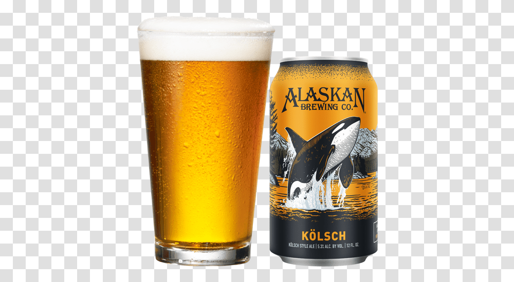 Alaskan Kolsch, Glass, Beer, Alcohol, Beverage Transparent Png