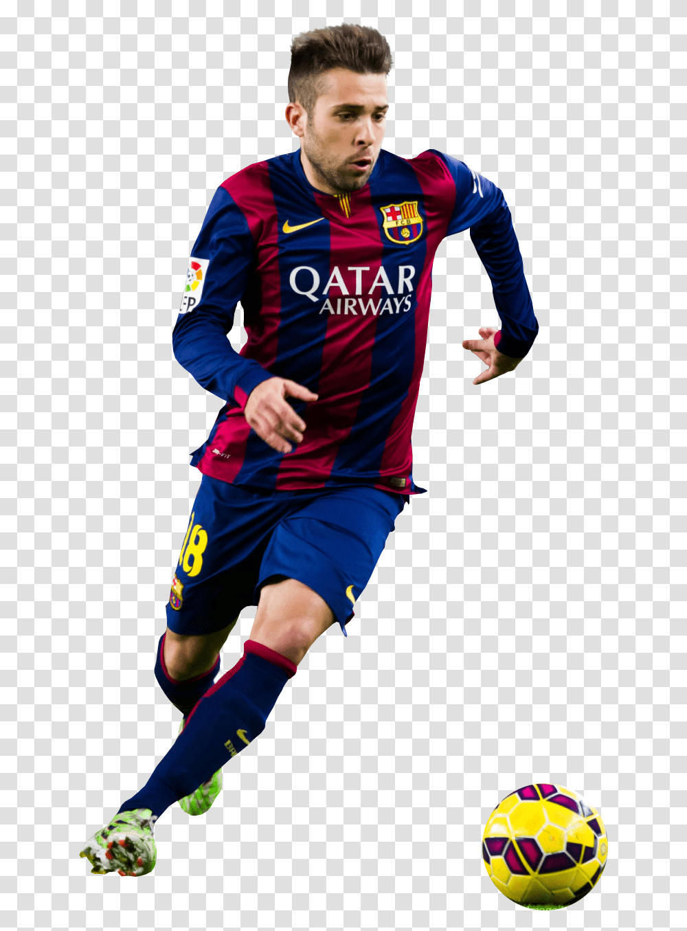 Alba Football Barcelona Player Fc Jordi Jordi Alba Barcelona, Sphere, Clothing, Person, Soccer Ball Transparent Png
